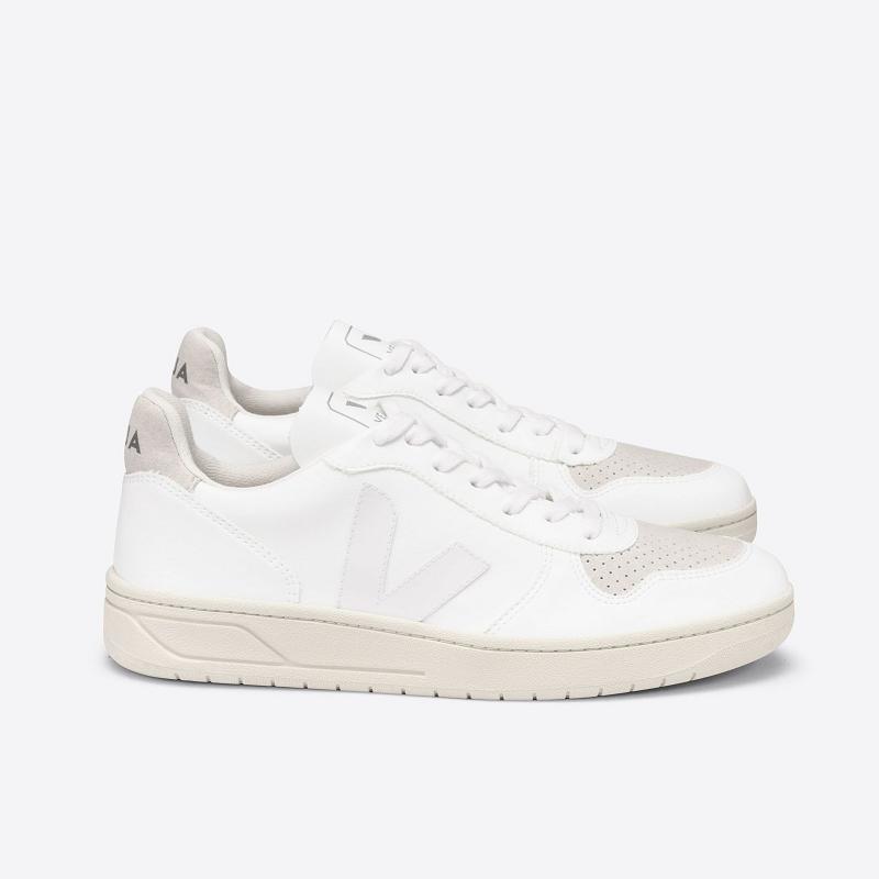 Tenis Veja Mujer Outlet - V-10 Zapatillas Blancas ES3830558